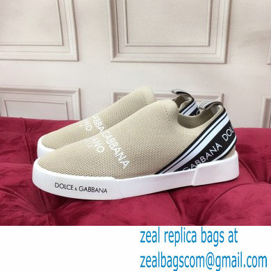 Dolce & Gabbana Slip On Sneakers with Logo 05 2021